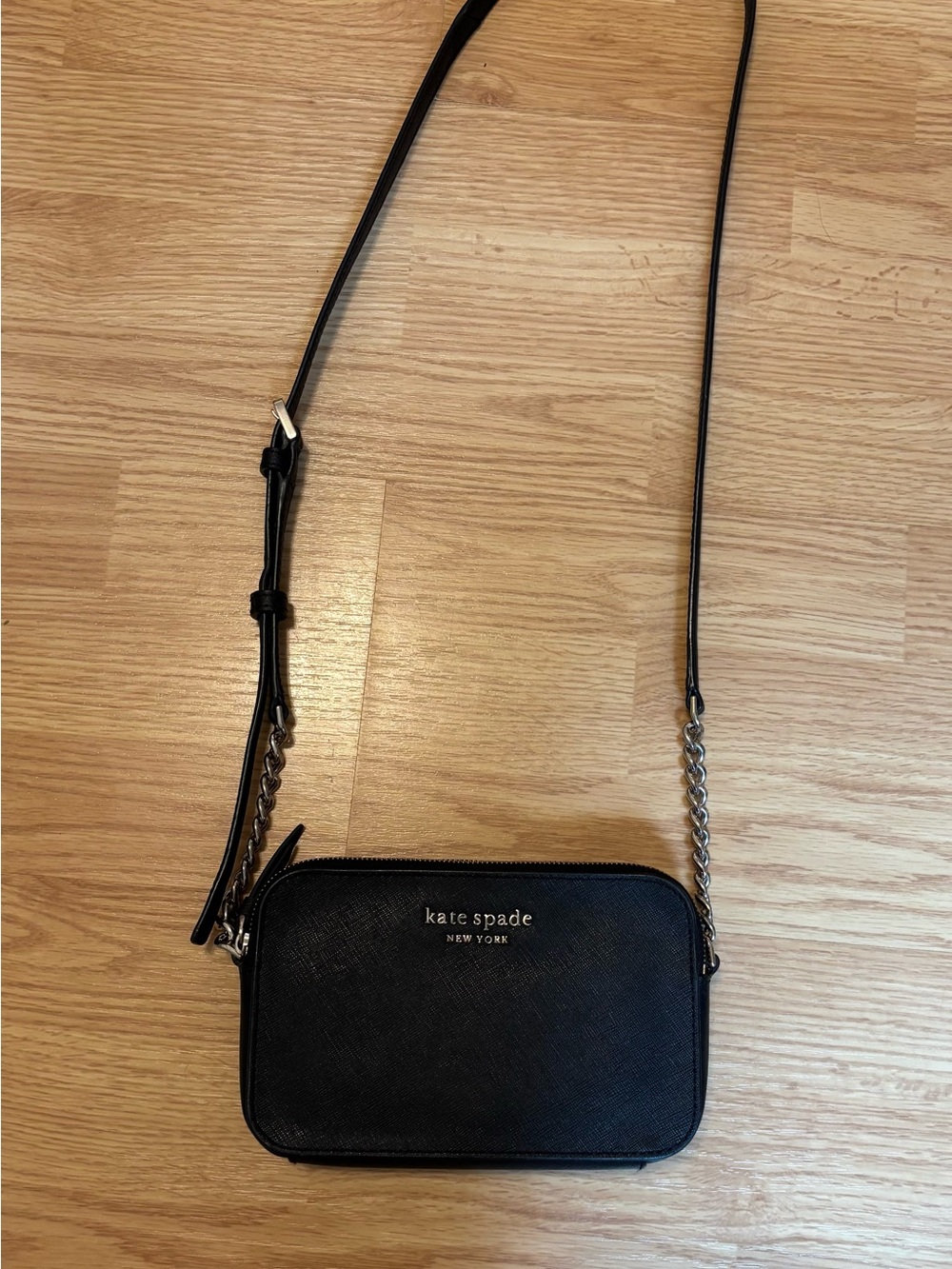 Kate Spade Cameron Double Zip Crossbody- Black